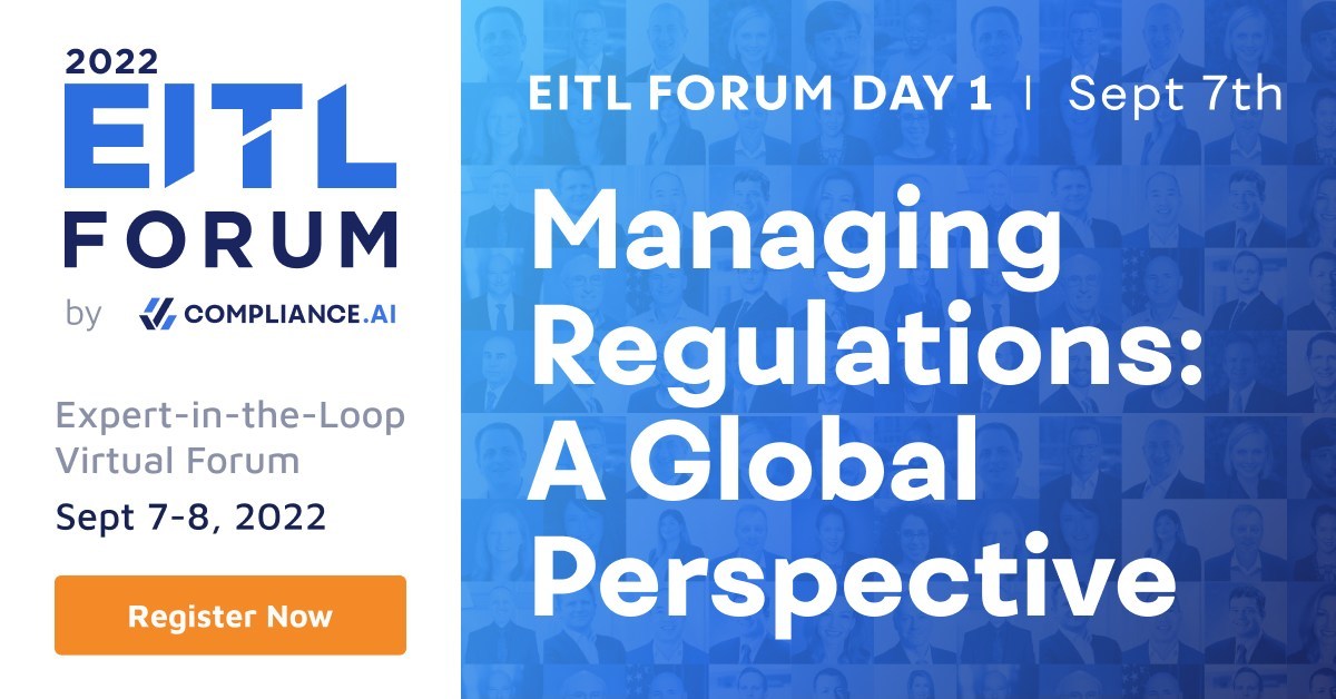 Compliance.AI Announces the 2022 Expert-in-the-Loop Virtual Forum - Vimarsana News