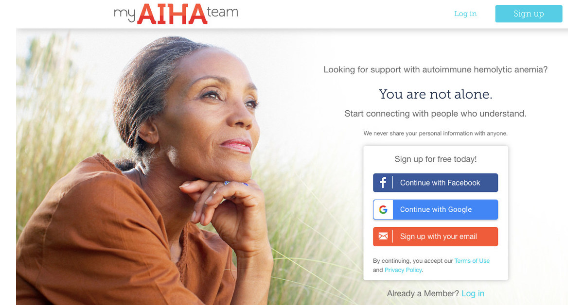 MyHealthTeam Launches myAIHAteam, a Social Network for People Diagnosed with Autoimmune Hemolytic Anemia (AIHA)