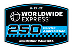Worldwide Express Partners with Richmond Raceway for NASCAR Camping World Truck Series Playoff Race Entitlement