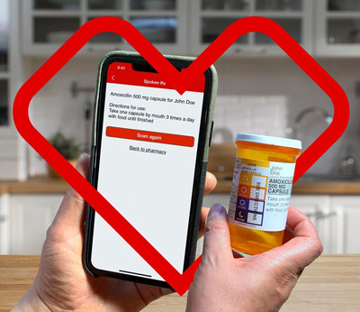 Identiv-powered CVS Spoken Rx is a smart tagged prescription label. It works with the CVS Pharmacy app to read your Rx information aloud. The solution makes digital health more accessible to the visually impaired community.