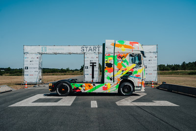 Hydrogen fuel cell heavy truck "fyuriant" developed by REFIRE in cooperation with Clean Logistics