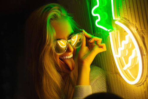 Neon signs remain in fashion worldwide.