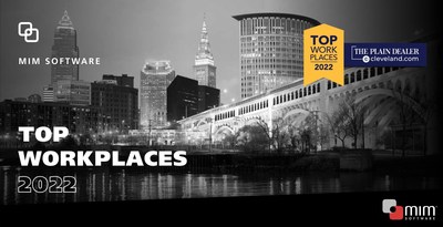 MIM Software is proud to be one of the Top Workplaces.