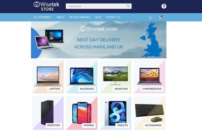 Wisetek Store UK Home Page