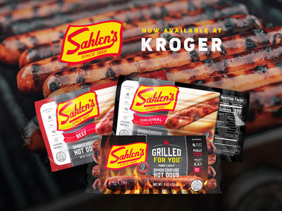 Three varieties of Sahlen’s Hot Dogs can now be found at several Kroger retail locations throughout the Southeast United States. Kroger adds two of Sahlen’s most sought after hot dog products—Tender Casing Pork & Beef Smokehouse Hot Dogs and Tender Casing All Beef Smokehouse Hot Dogs—as well as Sahlen’s latest product release, Grilled For You™ Hot Dogs.