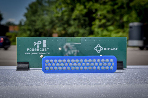 Powercast and InPlay have created a platform for designing battery-free, maintenance-free, IoT sensor systems that can be powered over long distances up to 120 feet.