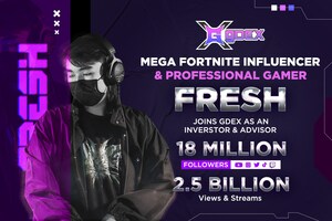 Major Fortnite Professional Gaming Influencer "Fresh" Invests and Backs gDEX Metaverse