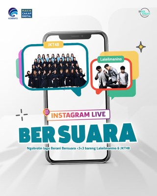 LALEILMANINO and JKT48 Held an Instagram Live Session to Promote the song 