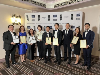 LIXIL celebrates with Asia Pacific Property Award winners. (PRNewsfoto/LIXIL)