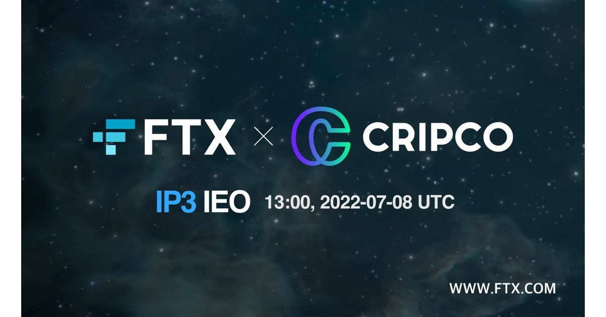 CRIPCO debuts with IP3 token listing on FTX as it launches IP-based Blockchain and NFT Business CRIPCO debuts with IP3 token listing on FTX as it launches IP-based Blockchain and NFT Business
