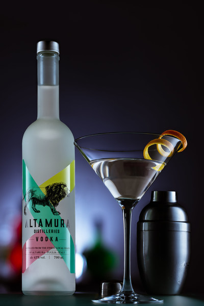 An Altamura Vodka Martini.