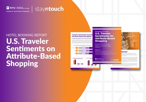 US Traveler Sentiment Report Indicates: Hotels’ Transition from “Traditional Hotel Shopping” to “Attribute-Based Shopping” Likely to Increase Traveler Value, Transparency, and Personalization