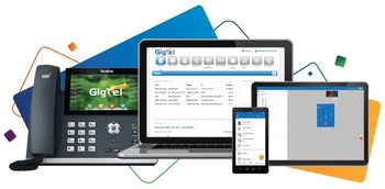 GigTel Unified Communication and Collaboration with voice, video, screenshare, mobile app, Auto Attendant, and more!