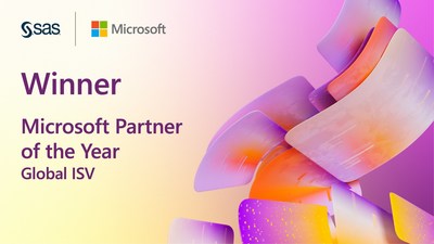 SAS is honored among a global field of top Microsoft partners for demonstrating excellence in innovation and implementation of customer solutions based on Microsoft technology.