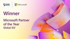 SAS recognized as the winner of 2022 Microsoft Global Independent Software Vendor Partner of the Year