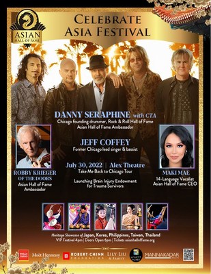 The Celebrate Asia Festival is July 30, 2022 at the Alex Theatre in Glendale, CA.