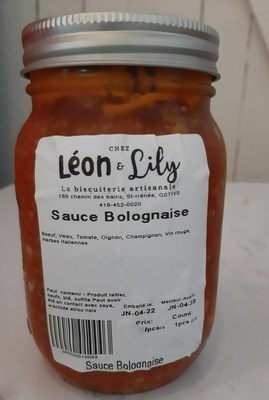 sauce bolognaise (Groupe CNW/Ministre de l'Agriculture, des Pcheries et de l'Alimentation)