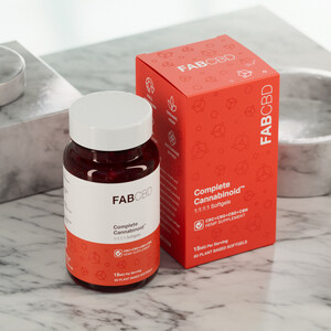 FAB CBD Launches Complete Cannabinoid™ Softgel and New CBG Oil Flavor