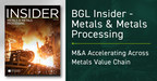 The BGL Metals Insider - M&amp;A Accelerating Across Metals Value Chain