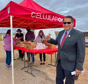Navajo Nation President Nez Joins Cellular One® Tower Blessing Event in Mariano Lake to Celebrate the Expansion of Mobile Broadband Coverage on Tribal Lands