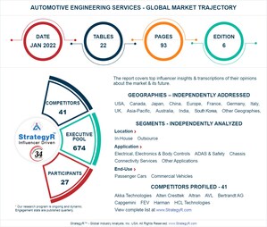 New Analysis from Global Industry Analysts Reveals Steady Growth for Automotive Engineering Services, with the Market to Reach $314.5 Billion Worldwide by 2026