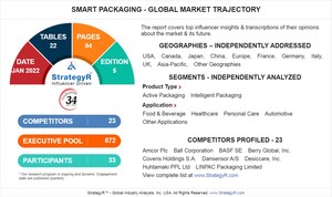 New Study from StrategyR Highlights a $15.3 Billion Global Market for Smart Packaging by 2026