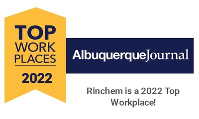 Rinchem Awarded Top Workplaces 2022