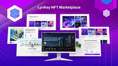 LynKey has just launched its NFT Marketplace as part of its vision to bring digital transformation to the global property and tourism industries. (PRNewsfoto/LynKey)