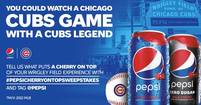 PEPSI® Gives Cubs Fans the Chance to Catch a Game with Legend Ryne Sandberg at Wrigley Field for Ultimate Gameday Experience