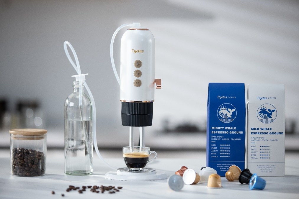 Cyetus Mini 4-In-1 Instant Heating Espresso Coffee Machine