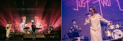GMA SHOWCASE Concert with Cosmospeople(left) and ?te(right) (PRNewsfoto/Taiwan Television Enterprise)