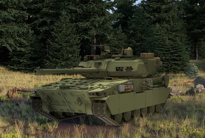 The U.S. Army's Mobile Protected Firepower (MPF), designed by General Dynamics Land Systems.