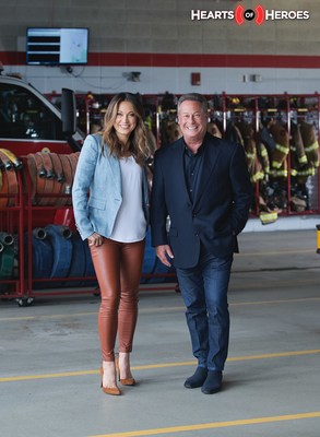 Ginger Zee and Sheldon Yellen of "Hearts of Heroes," launching its fourth season July 2 on ABC owned and affiliated stations nationwide.