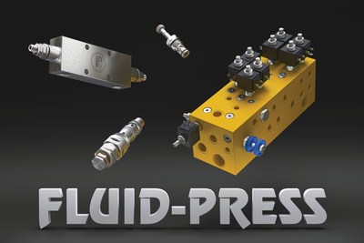 Fluid-Press manufactures hydraulic valves and integrated manifold blocks. © Fluid-Press