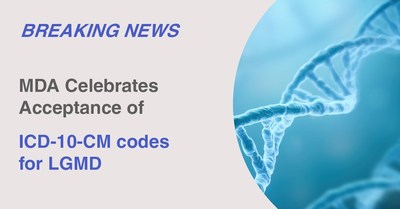 The Limb-girdle muscular dystrophy community celebrates adoption of ICD-10 diagnostic codes.