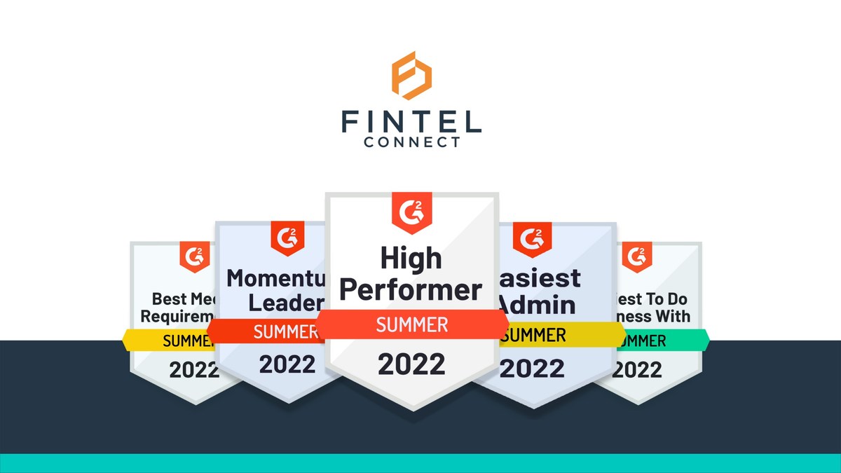 Fintel Connect Named "High Performer" in G2's 2022 Summer Report of Technology Solutions - Vimarsana News