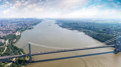 The George Washington Bridge & Henry Hudson Parkway in New York City