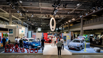 Aux premières loges du marché de véhicules électriques, GWM ORA présente officiellement ses produits au salon EVS35 en Norvège (PRNewsfoto/GWM)