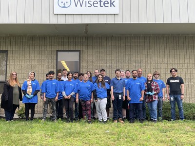 The Wisetek team at the company’s new facility in Northborough, Massachusetts