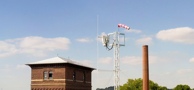 Massive Multi-Input, Multi-Output (MIMO) antennas on top of the umlaut campus in Aachen, Germany