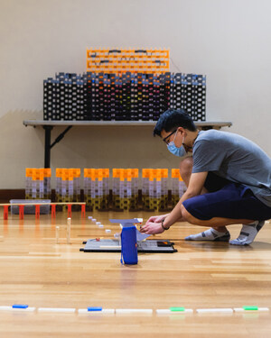Against all Odds: Domino builders attempt world record chain reaction at The Tech Interactive