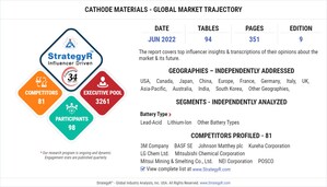 New Analysis from Global Industry Analysts Reveals Steady Growth for Cathode Materials, with the Market to Reach $25.5 Billion Worldwide by 2026