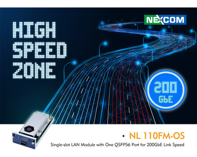 NEXCOM has released a compact single-port 200GbE network interface card (NIC). NL 110FM-OS leverages the award-winning NVIDIA® ConnectX®-6 Dx SmartNIC silicon and a PCIe Gen4 interface that doubles the speed of data transfer, compared with the previous generation PCIe standard. The network connecton is enabled through one QSFP56 port to utilize double-bit PAM4 data transmission.