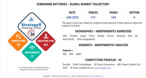 New Study from StrategyR Highlights a $1.3 Billion Global Market for Submarine Batteries by 2026