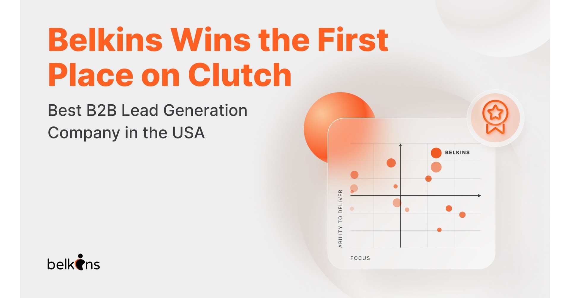 Best B2B Lead Generation Company in the USA: Belkins Wins the First Place  on Clutch