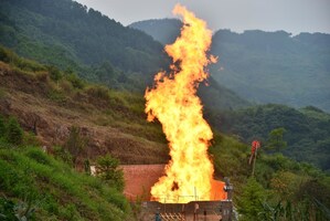 Sinopec acquiert des billions de mètres cubes de gaz de schiste dans le sud-ouest du Sichuan, en Chine