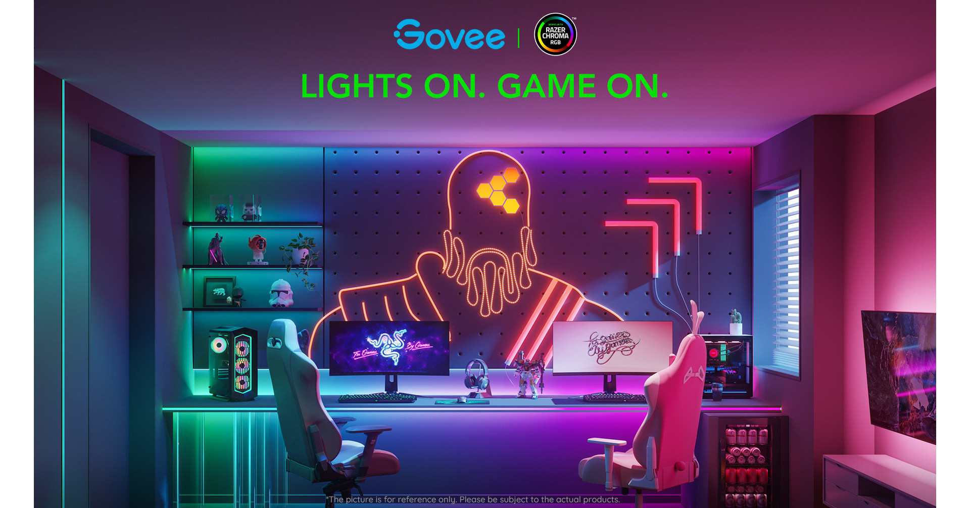 RGB Lighting for Gaming Rooms - Razer Gamer Room Line