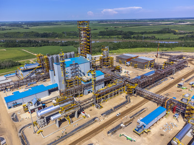 The Heartland polypropylene plant where Heartland Polymers are produced is the only plant producing this polymer in Canada. (CNW Group/Inter Pipeline Ltd.)