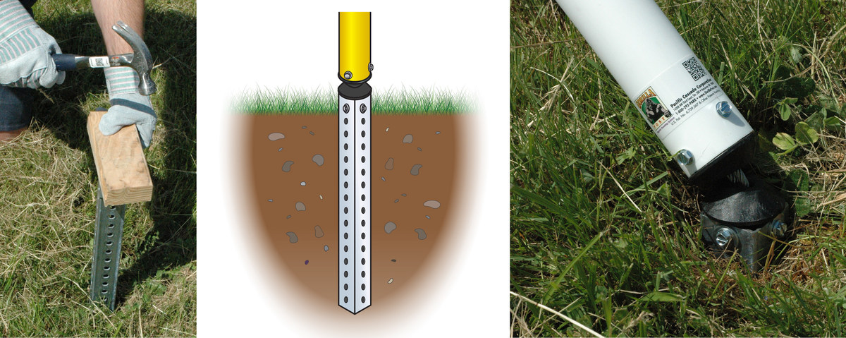The Gorilla Post Drivable Soil Base Delineator is Designed for Off-Road Installations Where There is No Hardscape Available - Vimarsana News