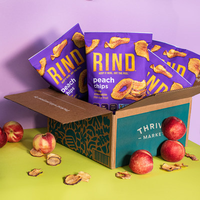 RIND® unveils new Peach Chips with limited-time offering at Thrive Market.